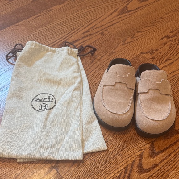 Authentic Hermes Go Mules - Picture 1 of 7